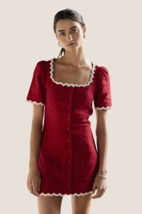 bohme aubrey ric rac mini dress